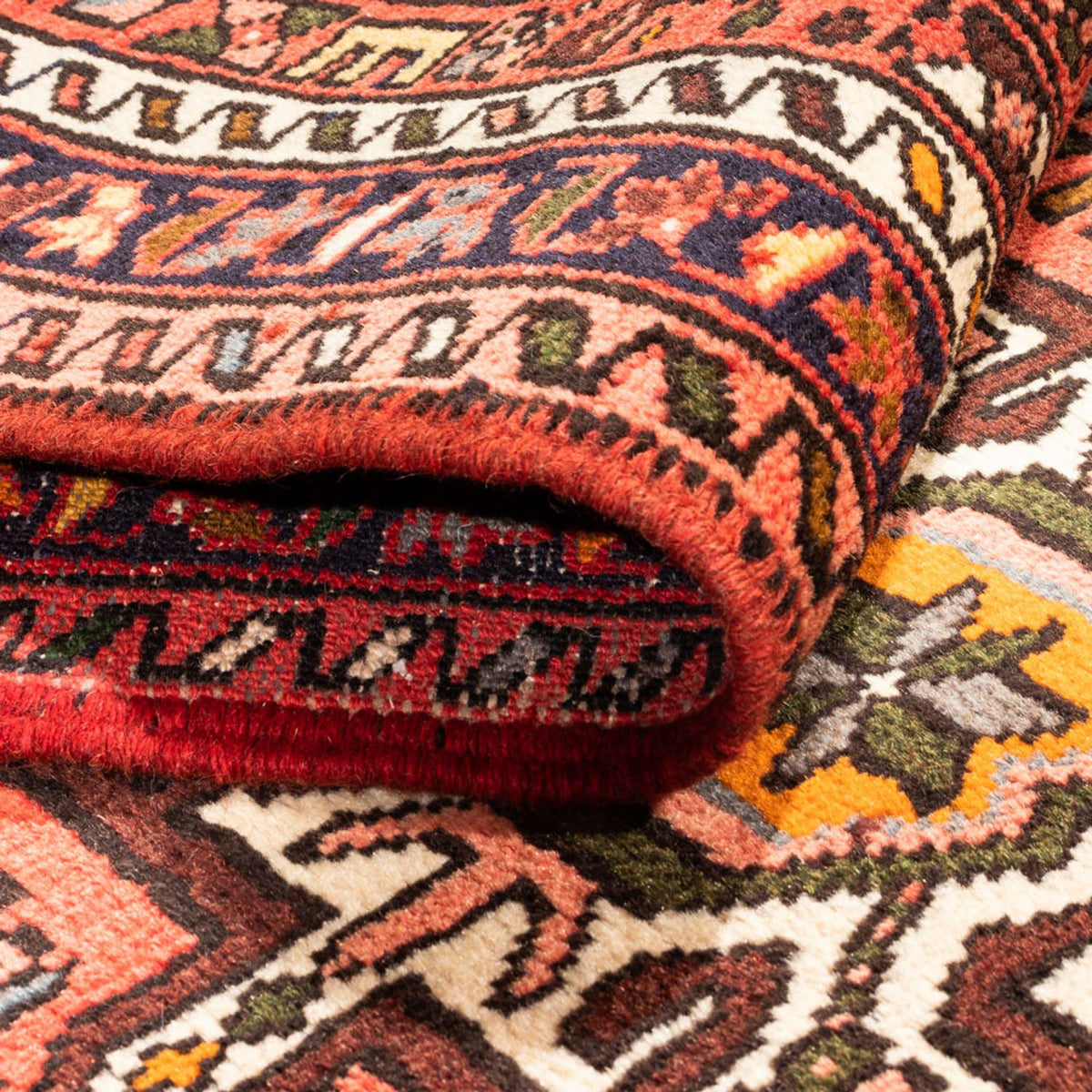 Runner Persisk matta - Nomadic - 394 x 73 cm - röd