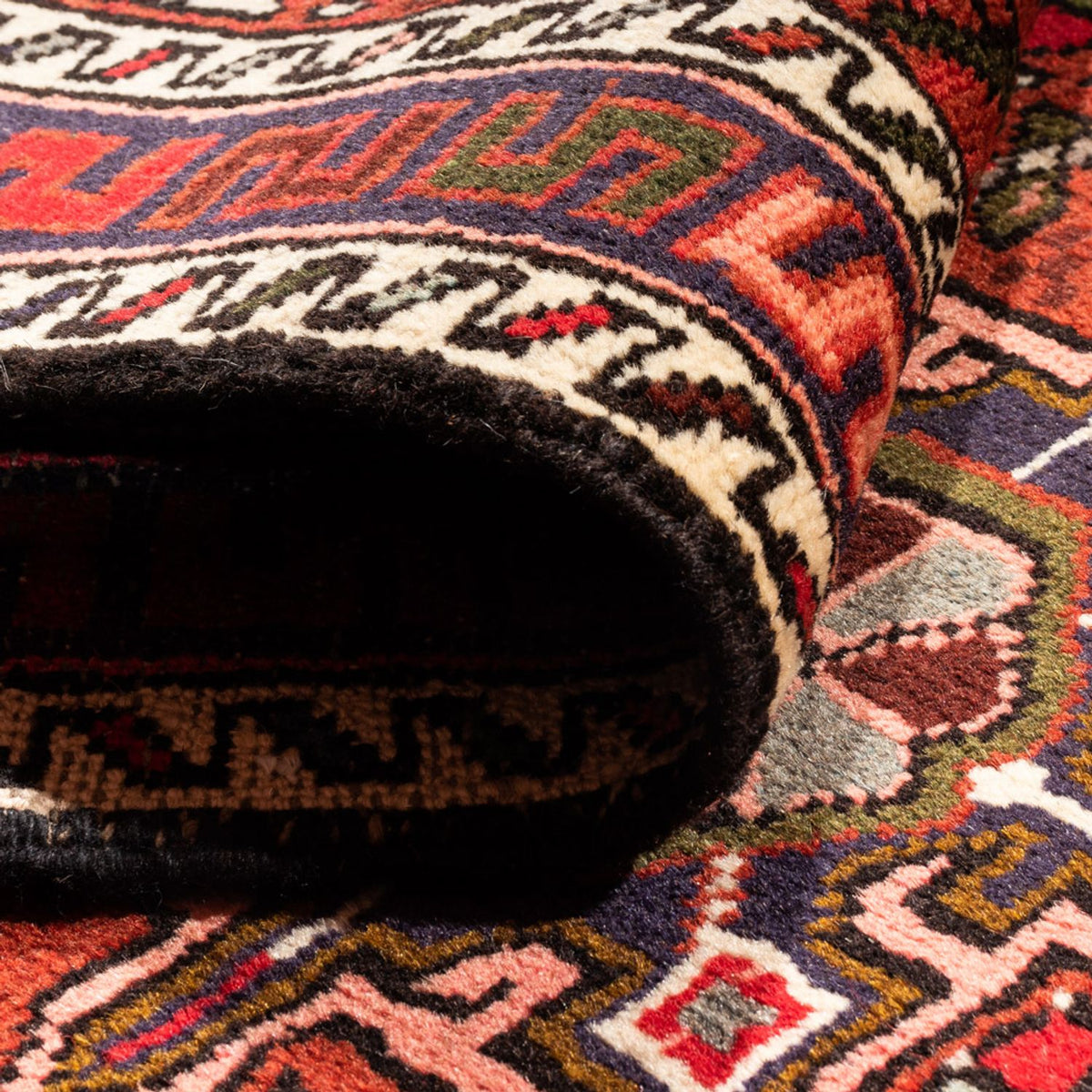 Runner Persisk matta - Nomadic - 388 x 80 cm - röd