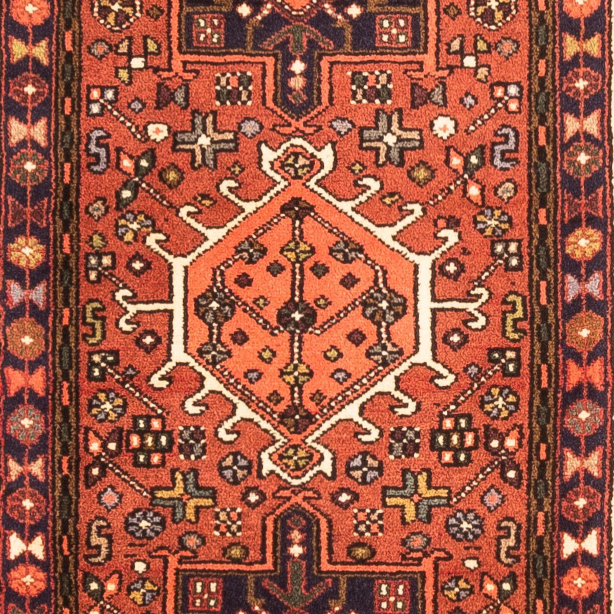 Runner Persisk matta - Nomadic - 282 x 68 cm - mörkblå