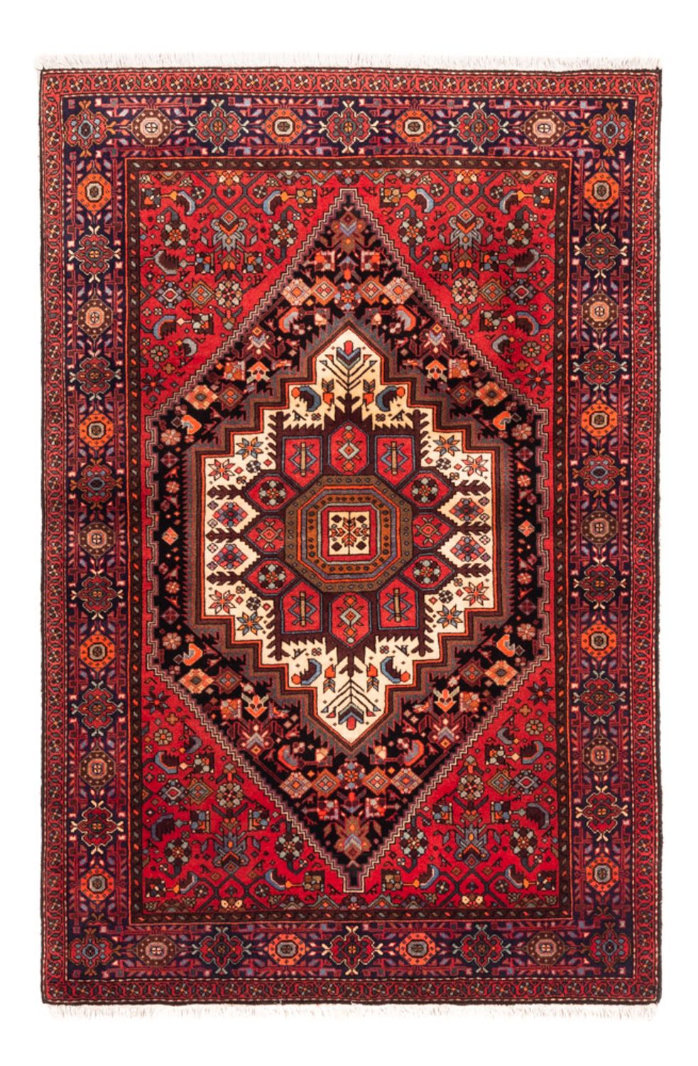 Persisk matta - Nomadic - 157 x 106 cm - mörkblå