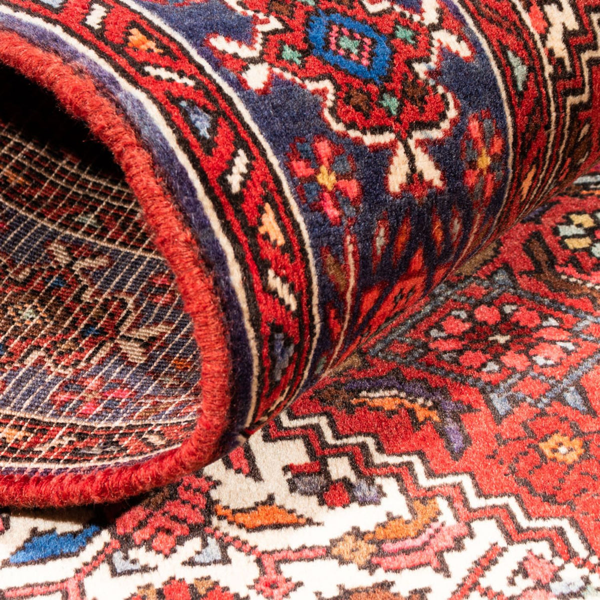 Persisk matta - Nomadic - 150 x 98 cm - röd