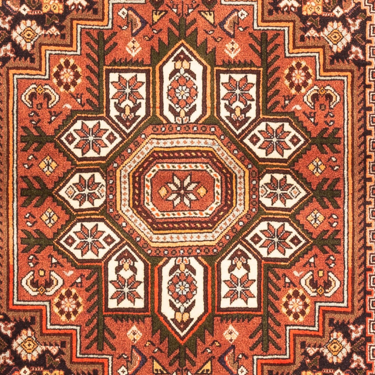 Persisk matta - Nomadic - 152 x 100 cm - mörk beige