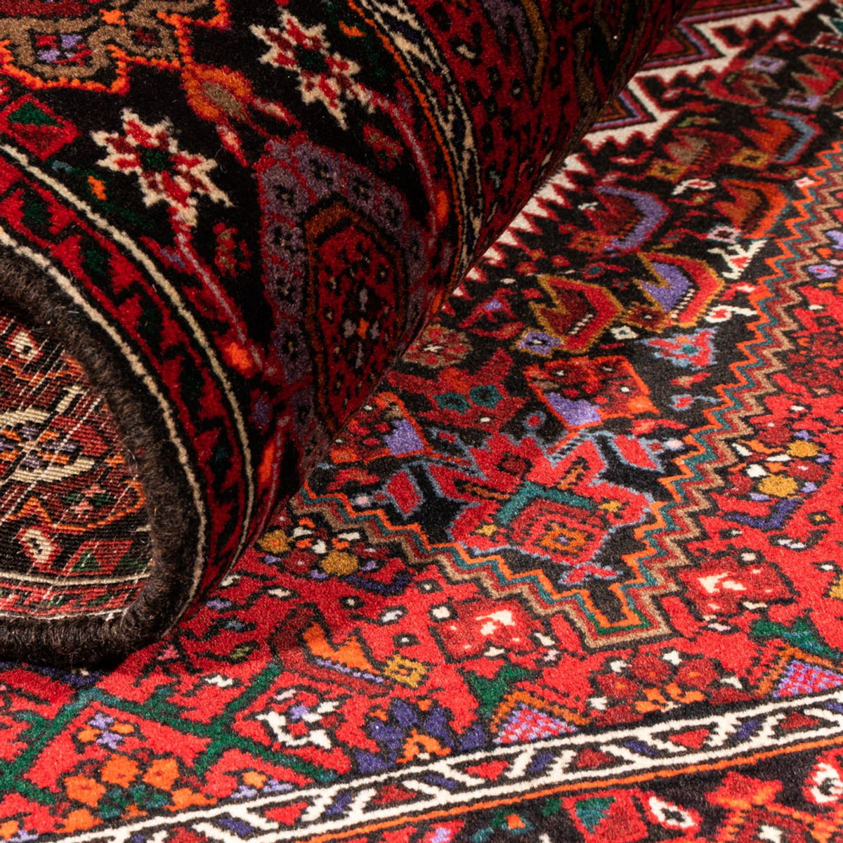 Persisk matta - Nomadic - 150 x 105 cm - röd