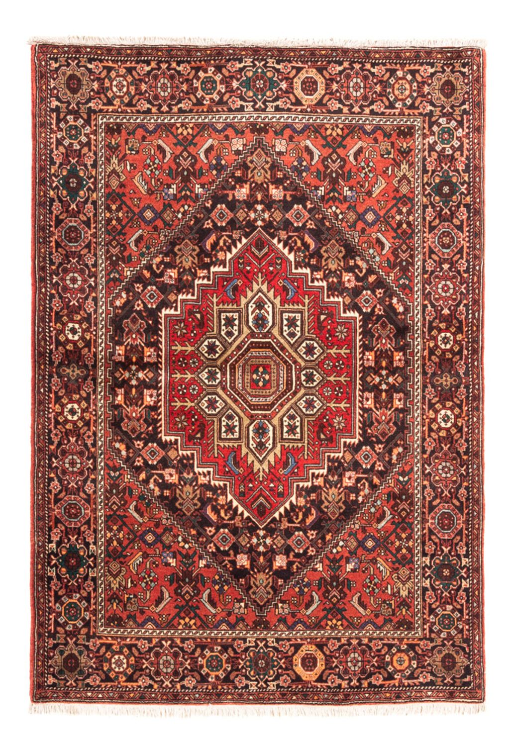 Persisk matta - Nomadic - 140 x 102 cm - mörkblå