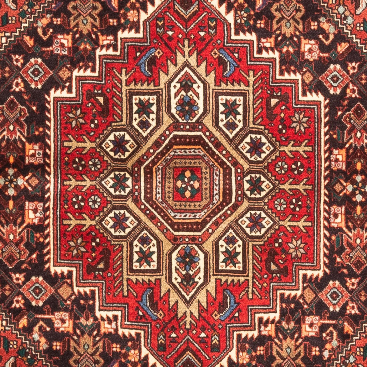 Persisk matta - Nomadic - 140 x 102 cm - mörkblå