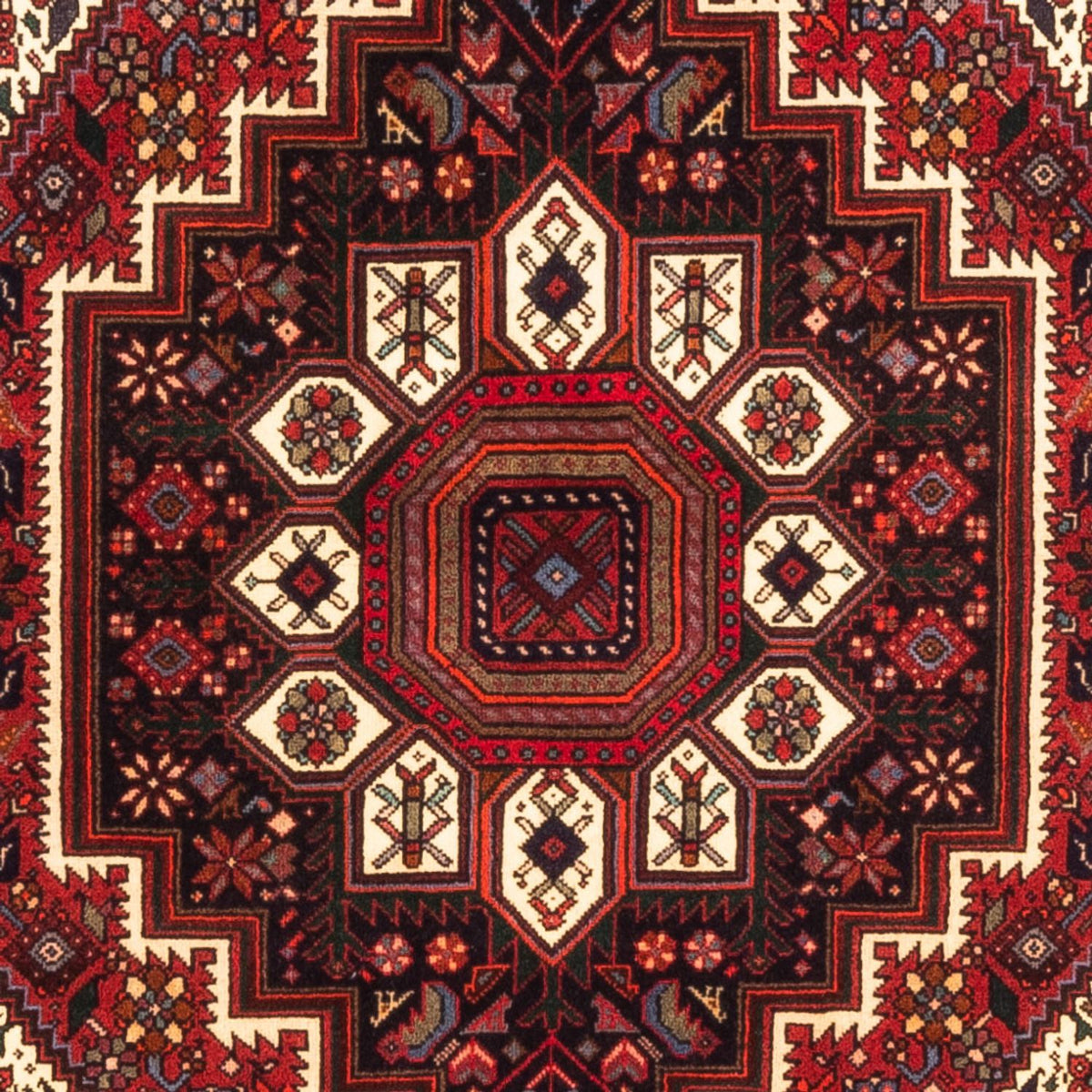 Persisk matta - Nomadic - 153 x 103 cm - grädde