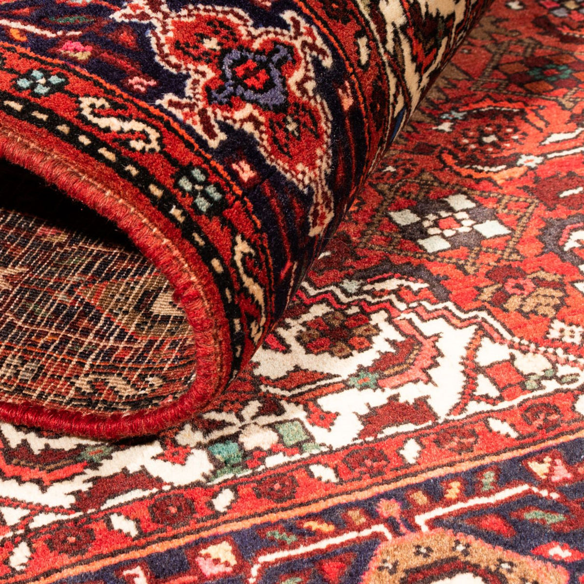 Persisk matta - Nomadic - 155 x 107 cm - röd