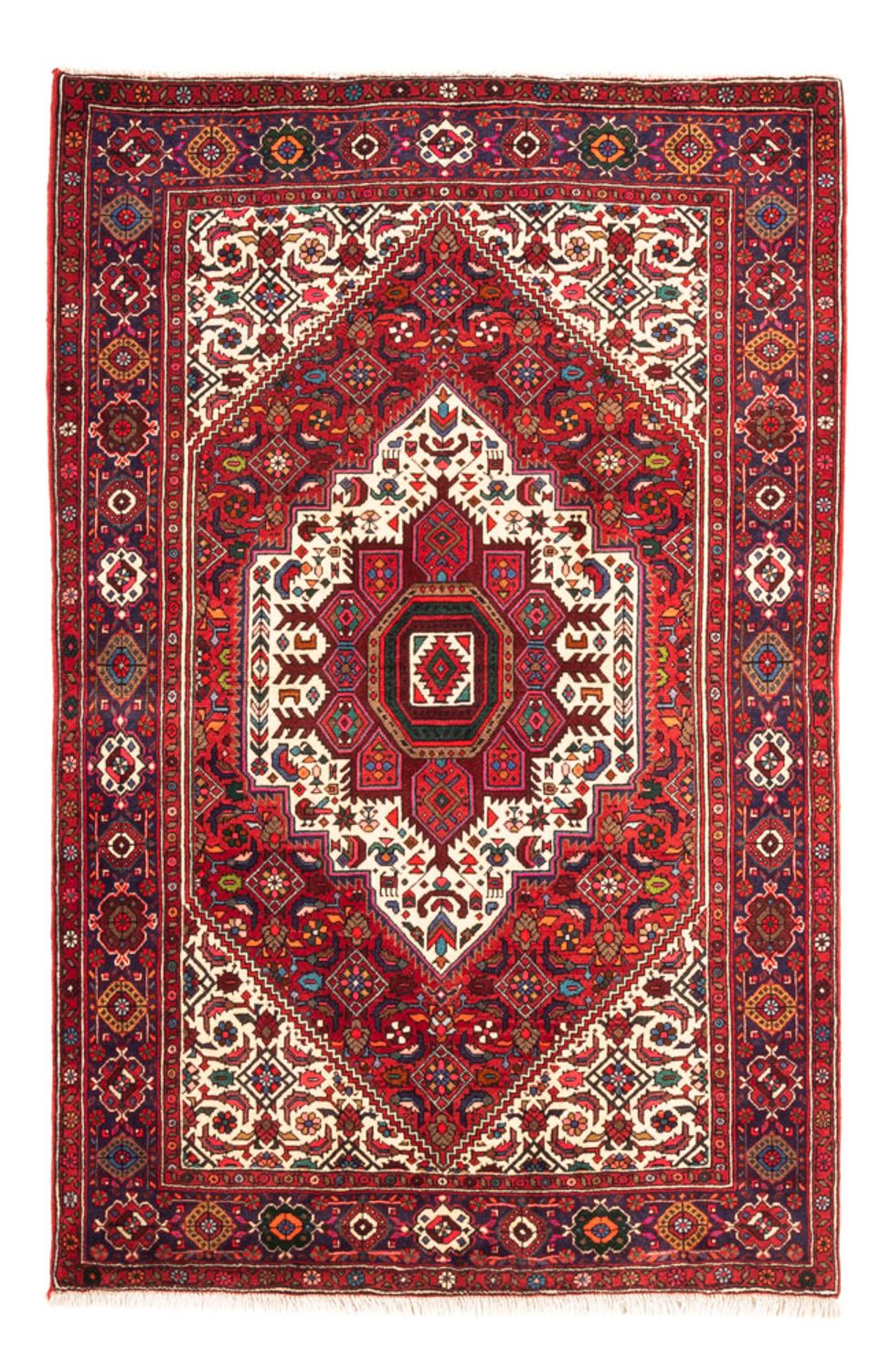 Persisk matta - Nomadic - 156 x 108 cm - röd