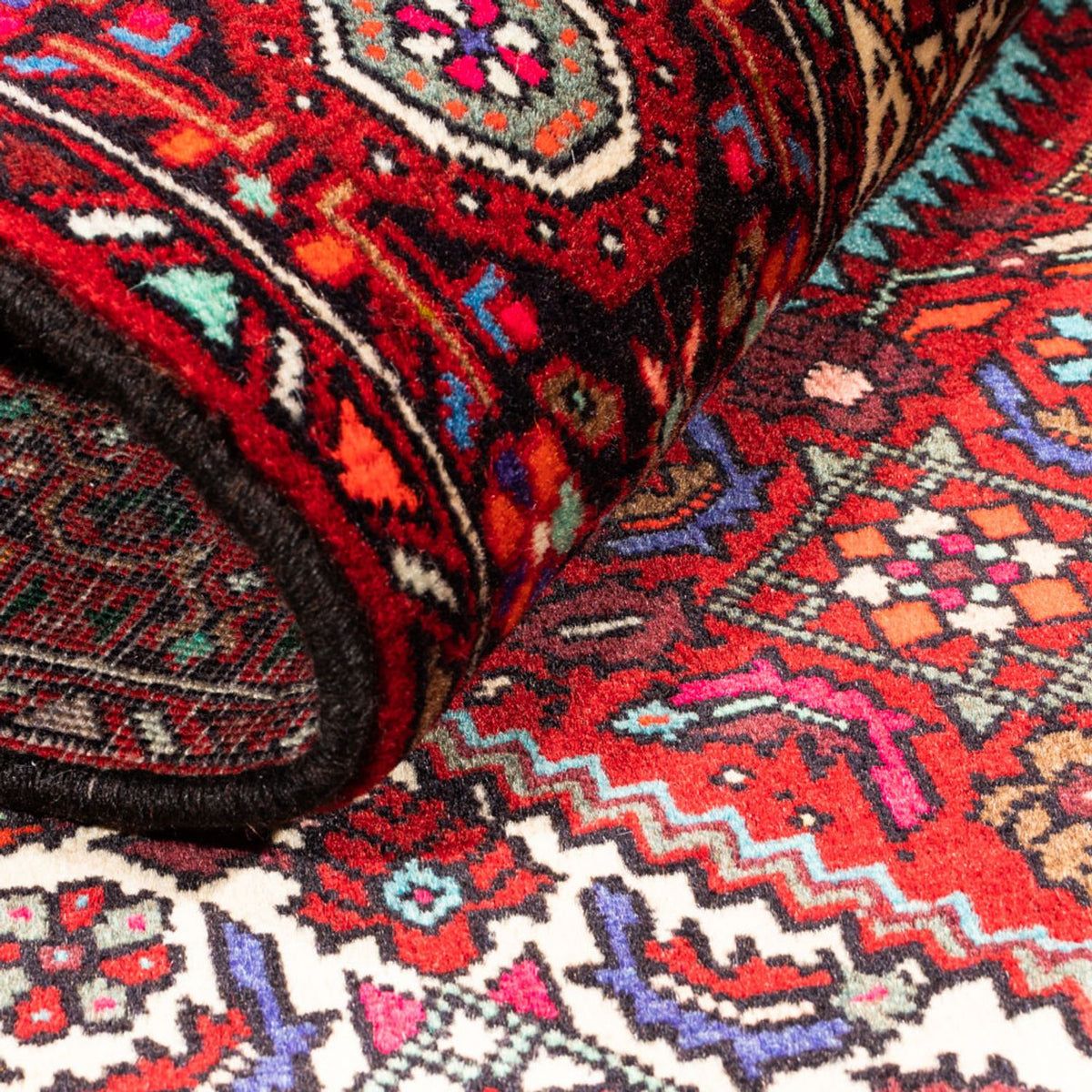 Persisk matta - Nomadic - 165 x 106 cm - röd