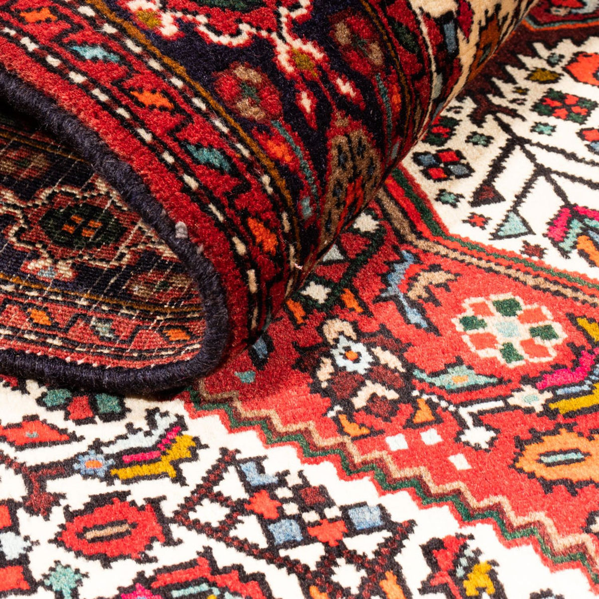 Persisk matta - Nomadic - 156 x 108 cm - röd