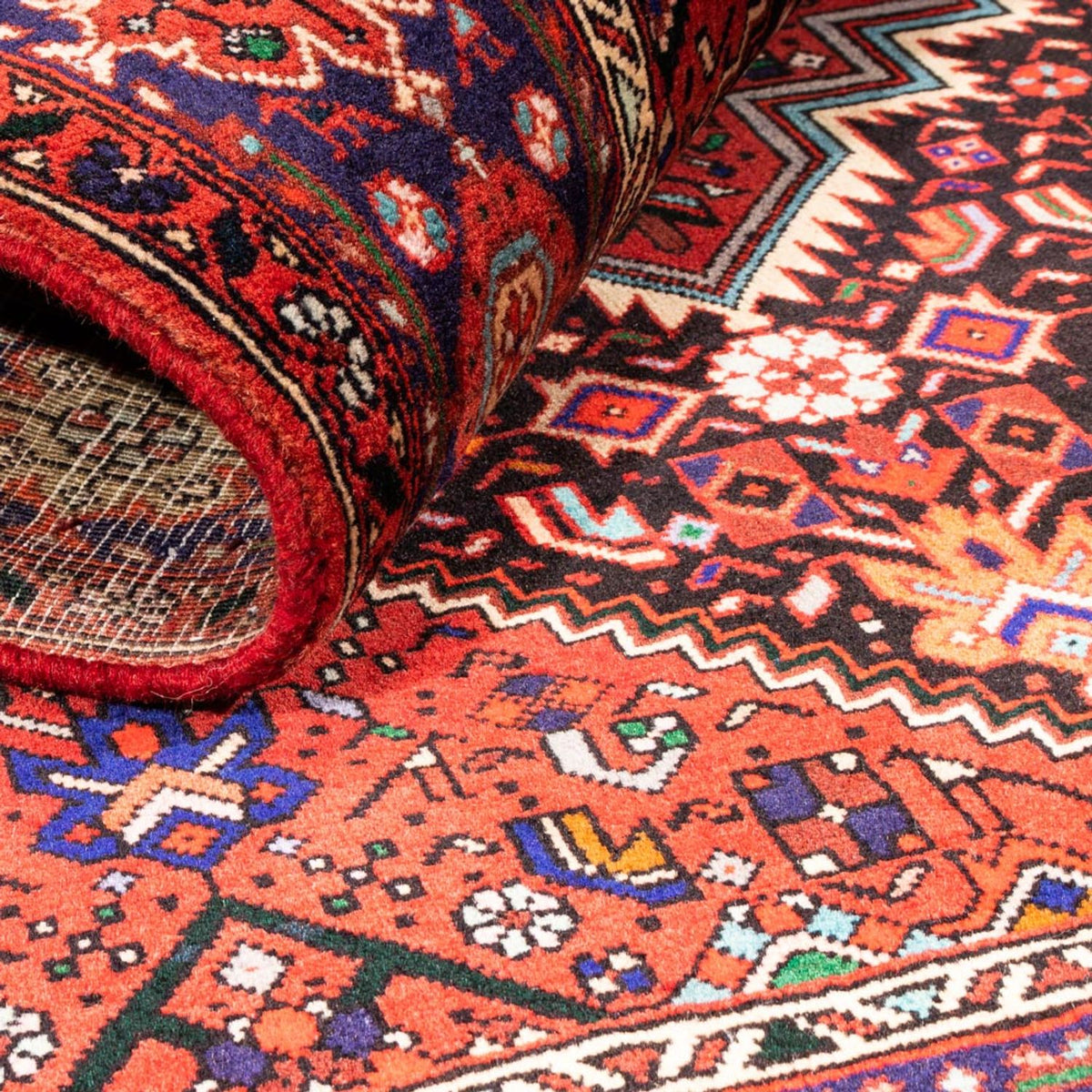 Persisk matta - Nomadic - 152 x 100 cm - röd