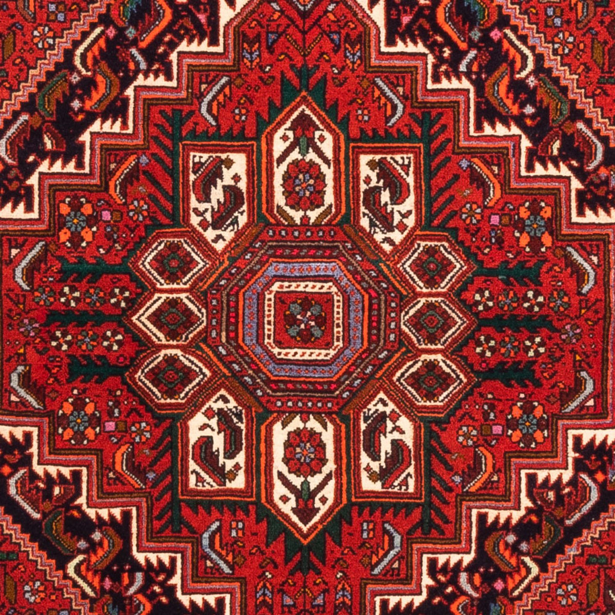Persisk matta - Nomadic - 143 x 104 cm - röd