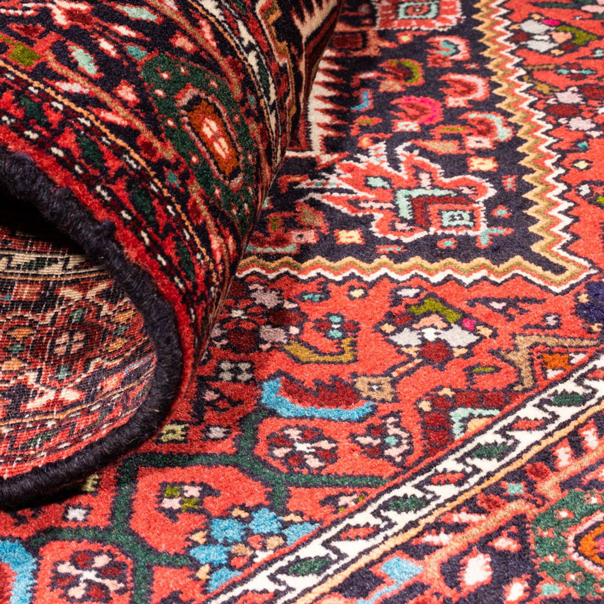 Persisk matta - Nomadic - 150 x 100 cm - röd