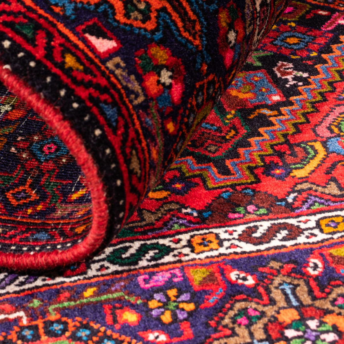 Persisk matta - Nomadic - 144 x 100 cm - röd