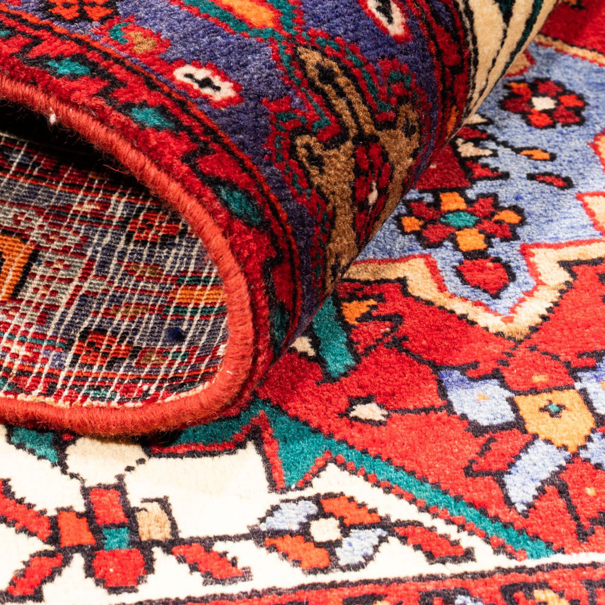 Persisk matta - Nomadic - 148 x 107 cm - röd