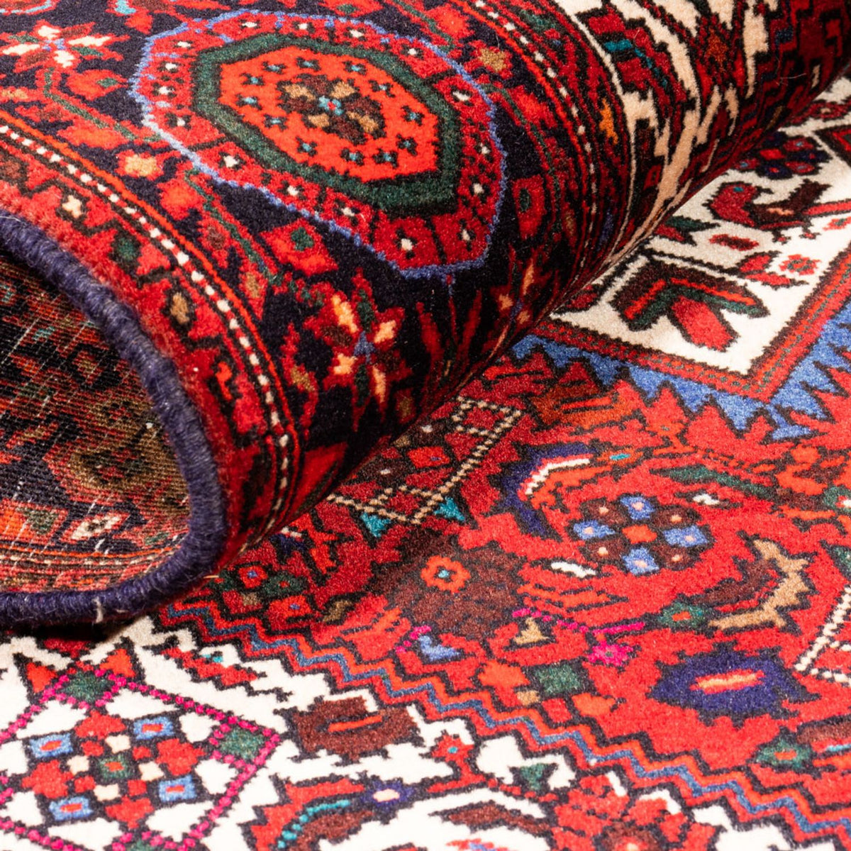 Persisk matta - Nomadic - 156 x 103 cm - röd