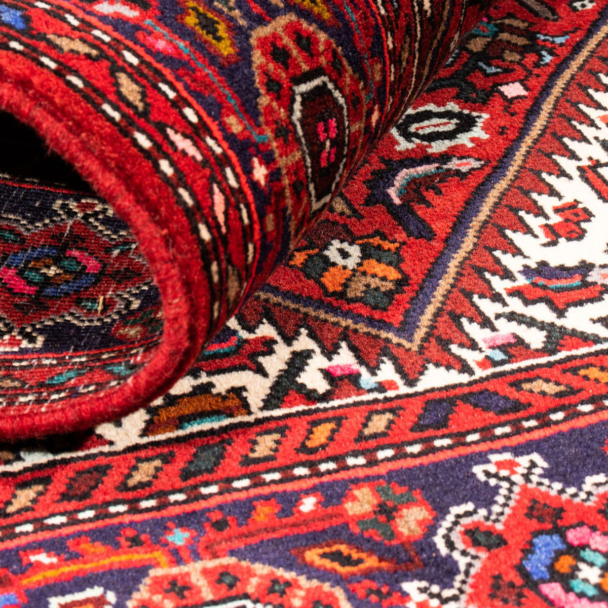 Persisk matta - Nomadic - 152 x 100 cm - röd