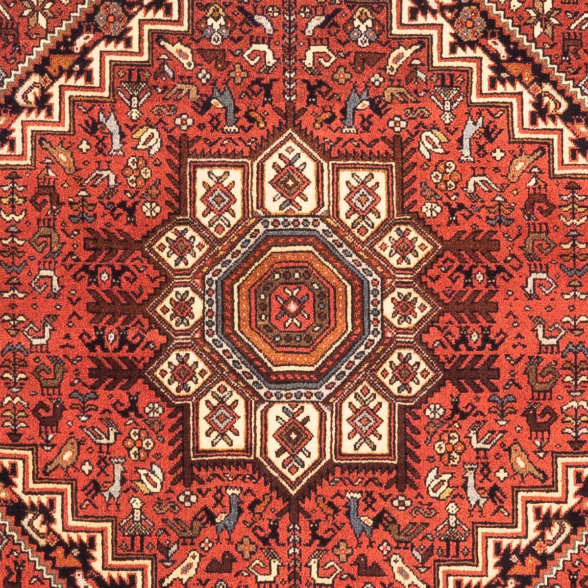 Persisk matta - Nomadic - 143 x 103 cm - röd