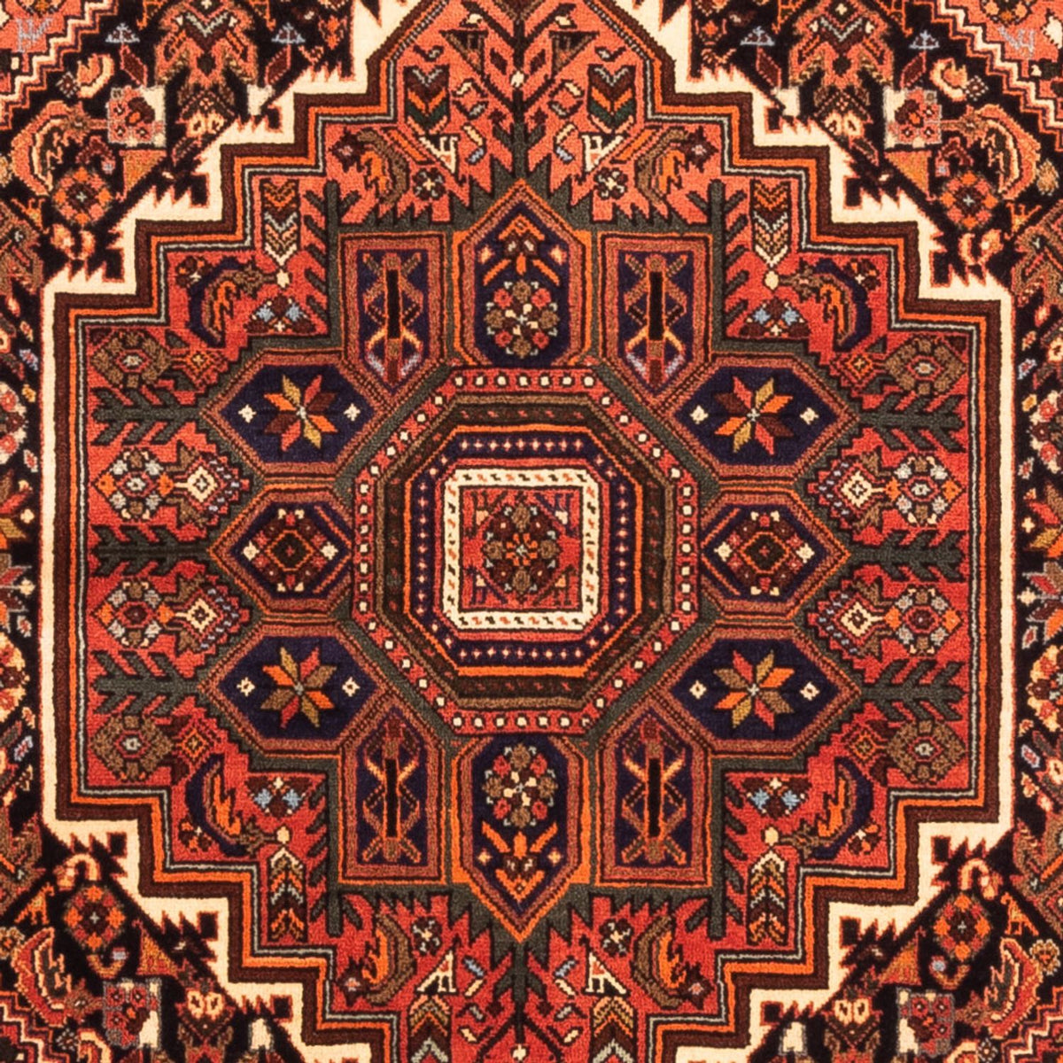 Persisk matta - Nomadic - 160 x 100 cm - röd