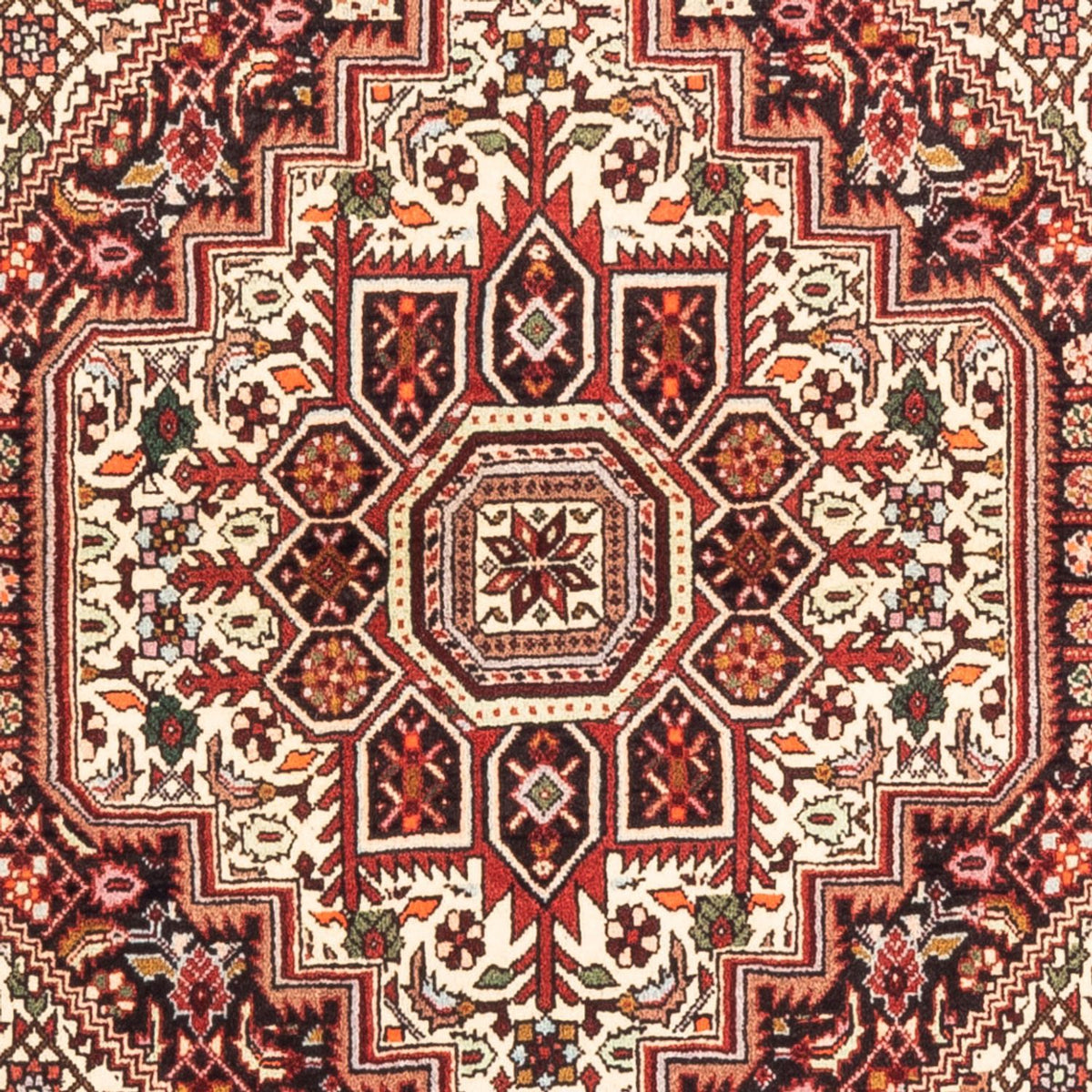 Persisk matta - Nomadic - 155 x 106 cm - grädde