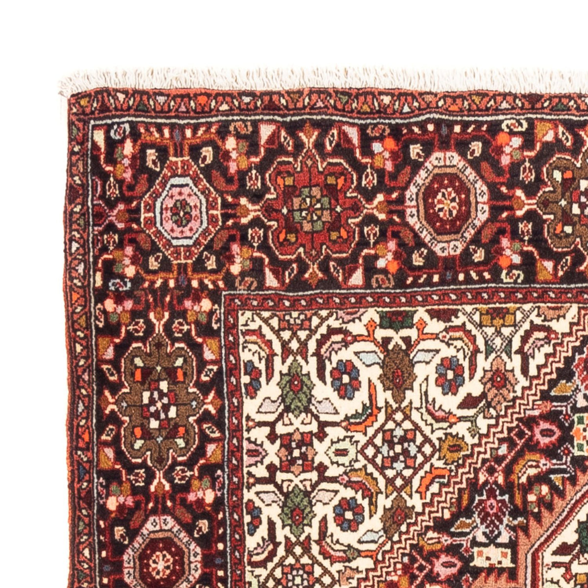 Persisk matta - Nomadic - 155 x 106 cm - grädde