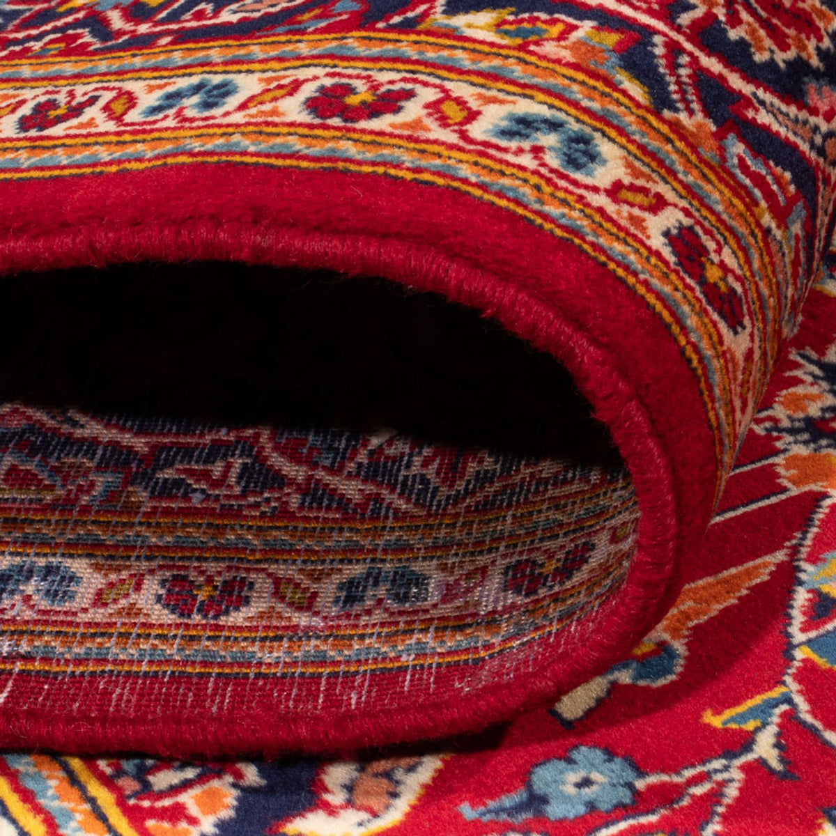 Persiska mattor - Keshan - 284 x 202 cm - röd