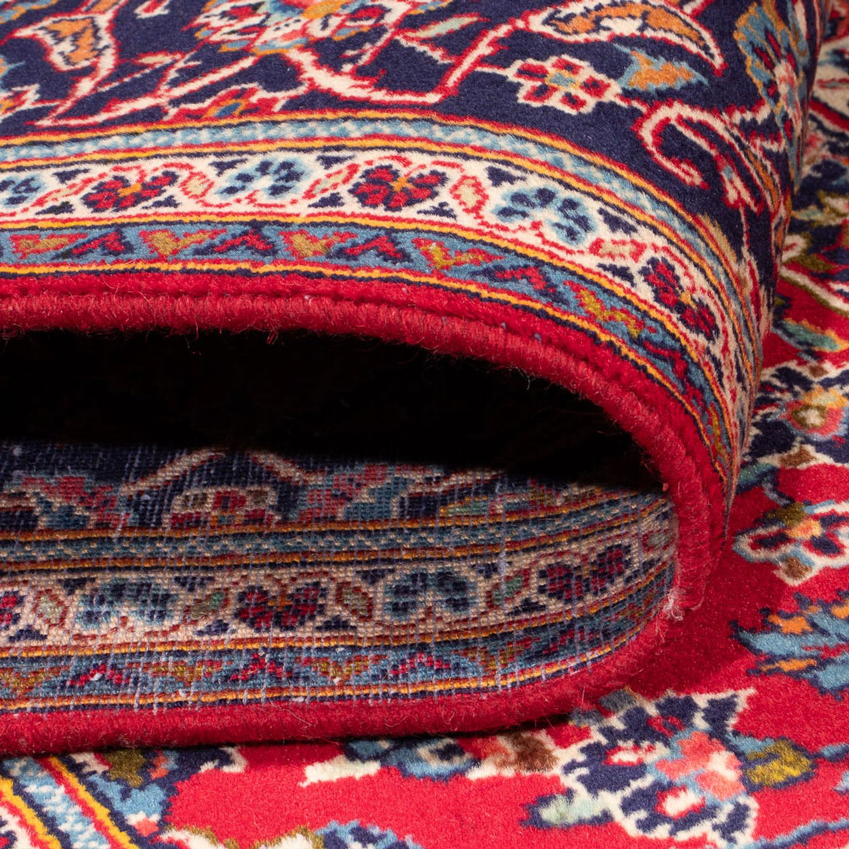 Persiska mattor - Keshan - 297 x 194 cm - röd