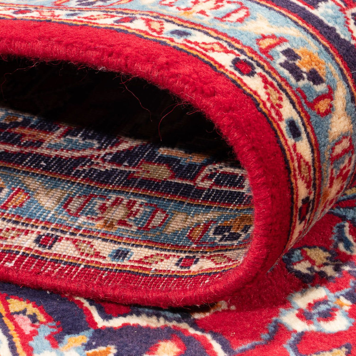 Persiska mattor - Keshan - 284 x 203 cm - röd