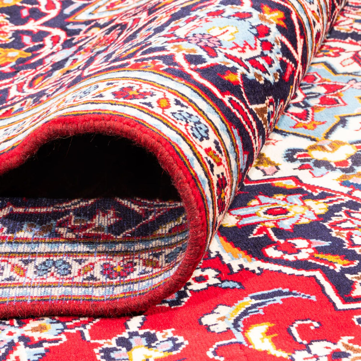 Persiska mattor - Keshan - 294 x 202 cm - röd