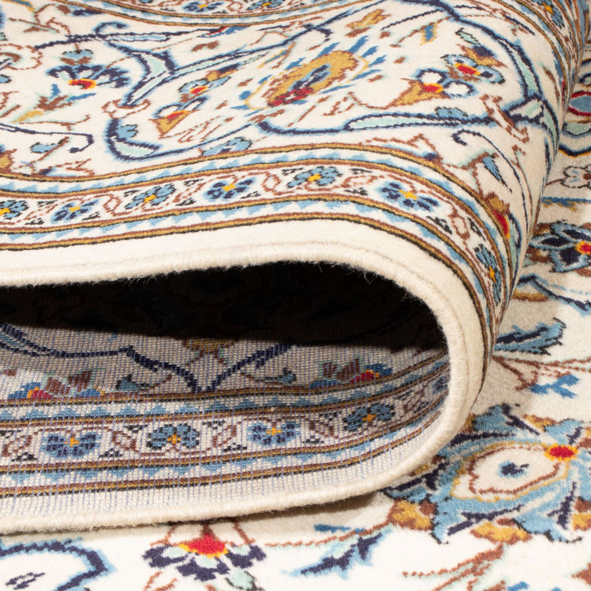 Persiska mattor - Keshan - 304 x 196 cm - grädde