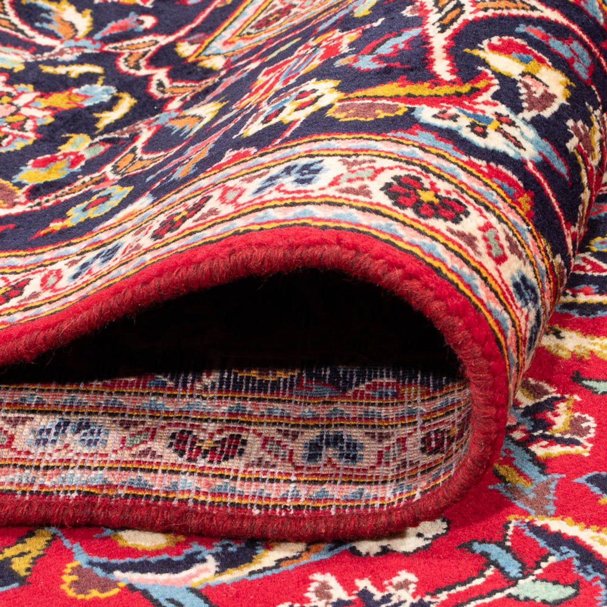 Persiska mattor - Keshan - 314 x 197 cm - röd