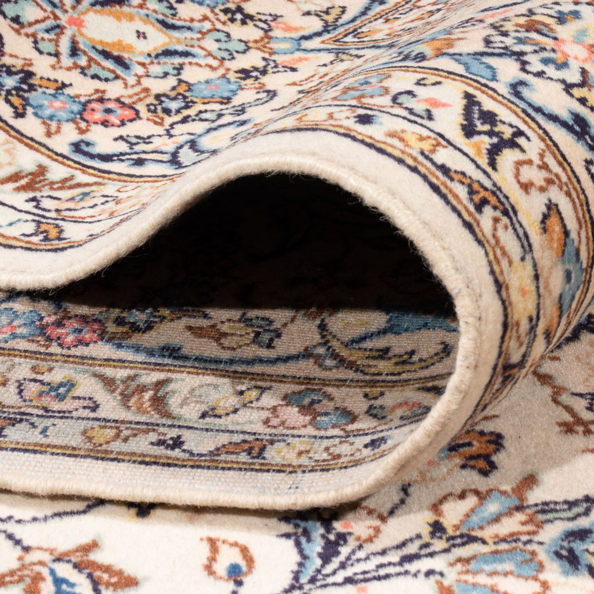 Persiska mattor - Keshan - 314 x 198 cm - grädde