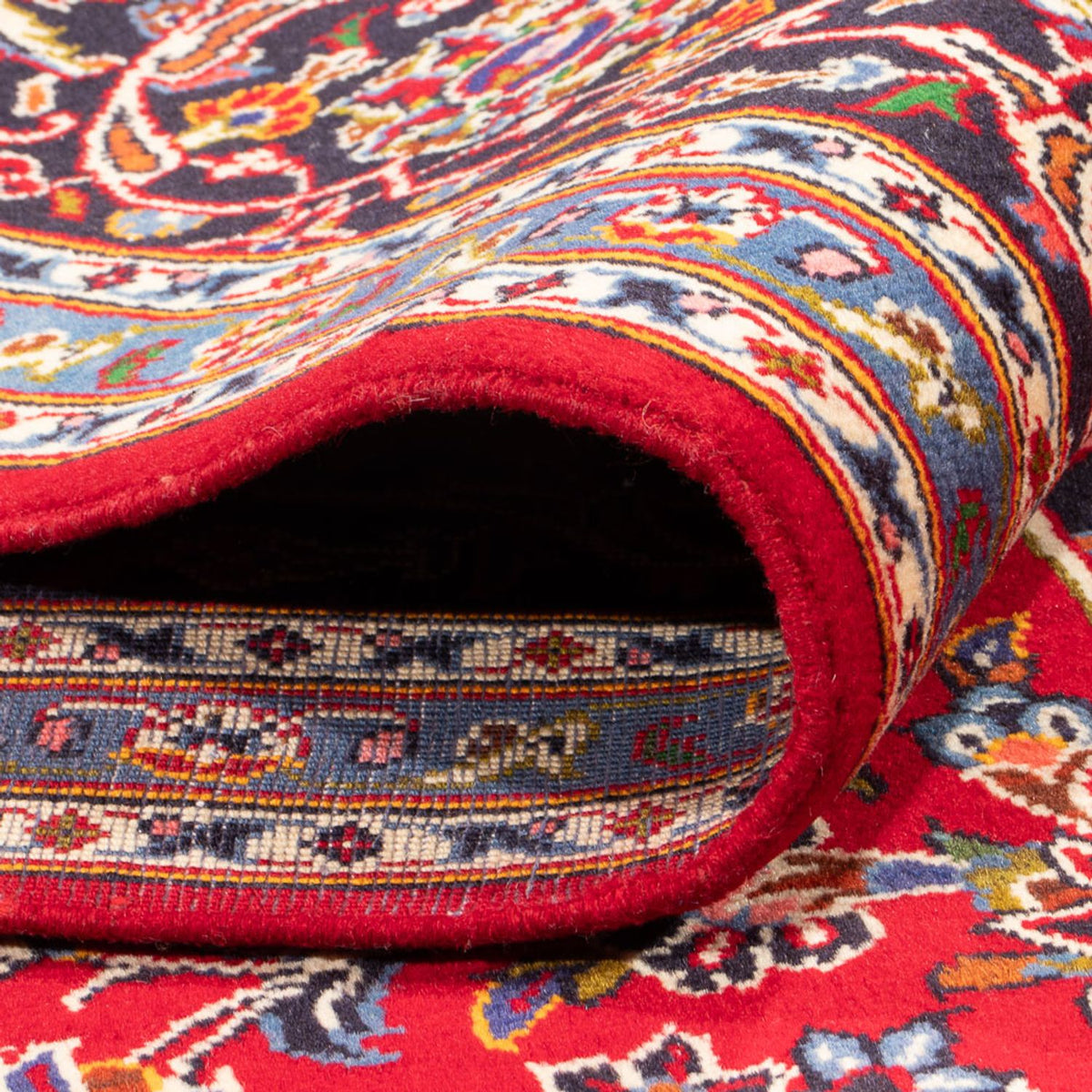 Persiska mattor - Keshan - 312 x 208 cm - röd