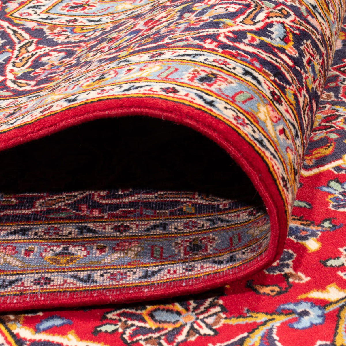 Persiska mattor - Keshan - 332 x 223 cm - röd