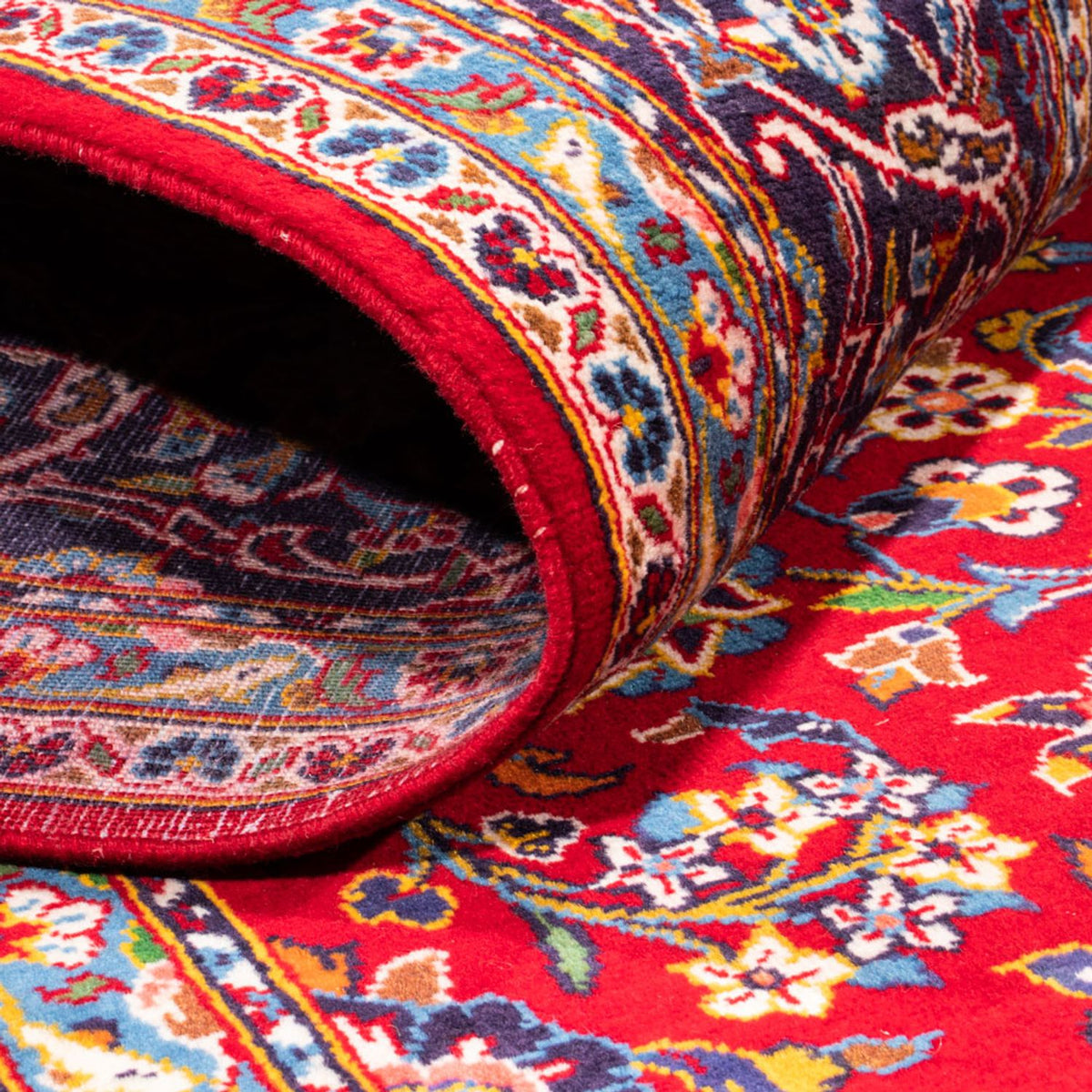 Persiska mattor - Keshan - 343 x 241 cm - röd