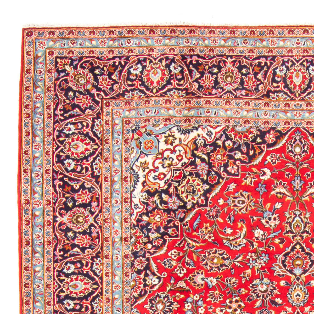 Persiska mattor - Keshan - 342 x 242 cm - röd