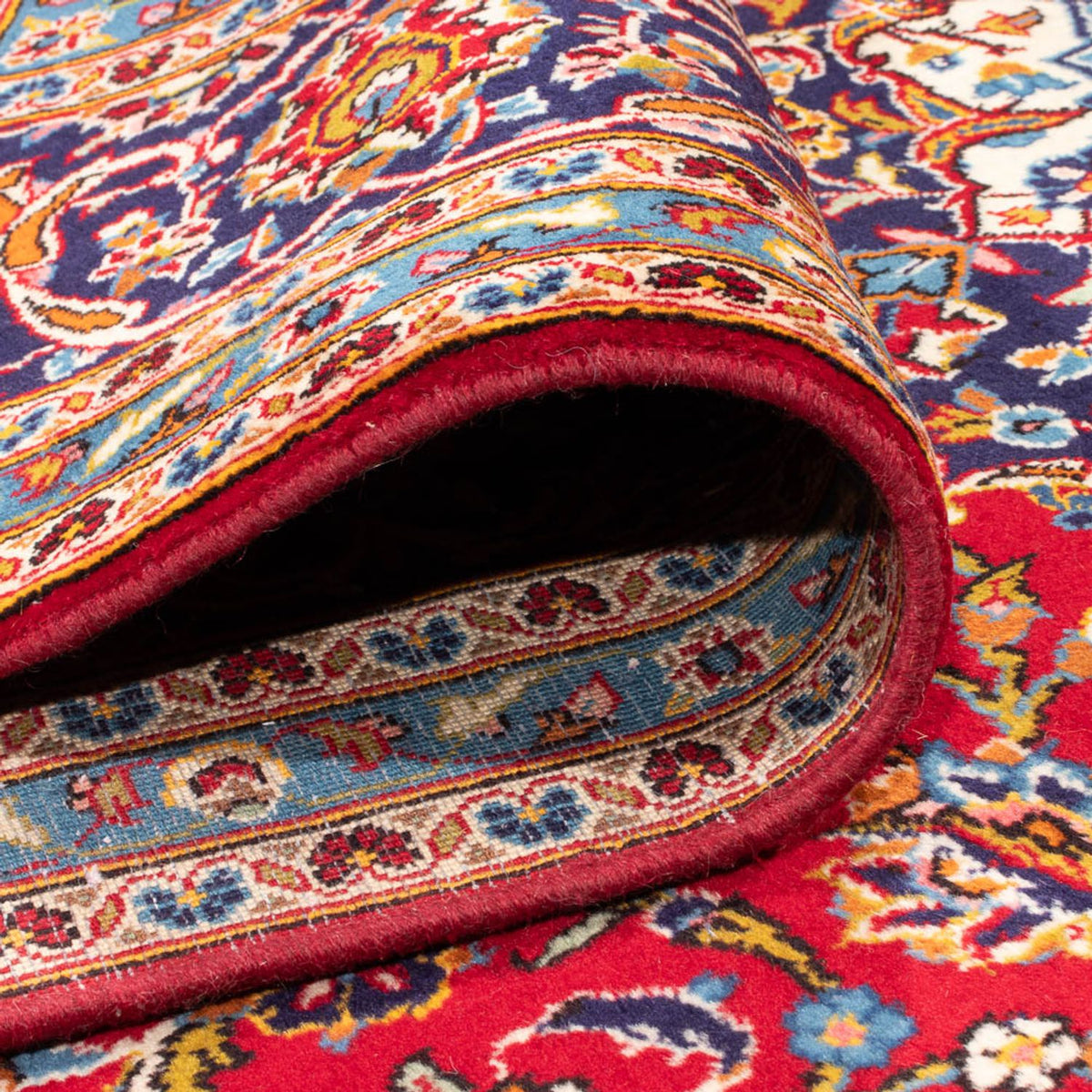 Persiska mattor - Keshan - 343 x 242 cm - röd