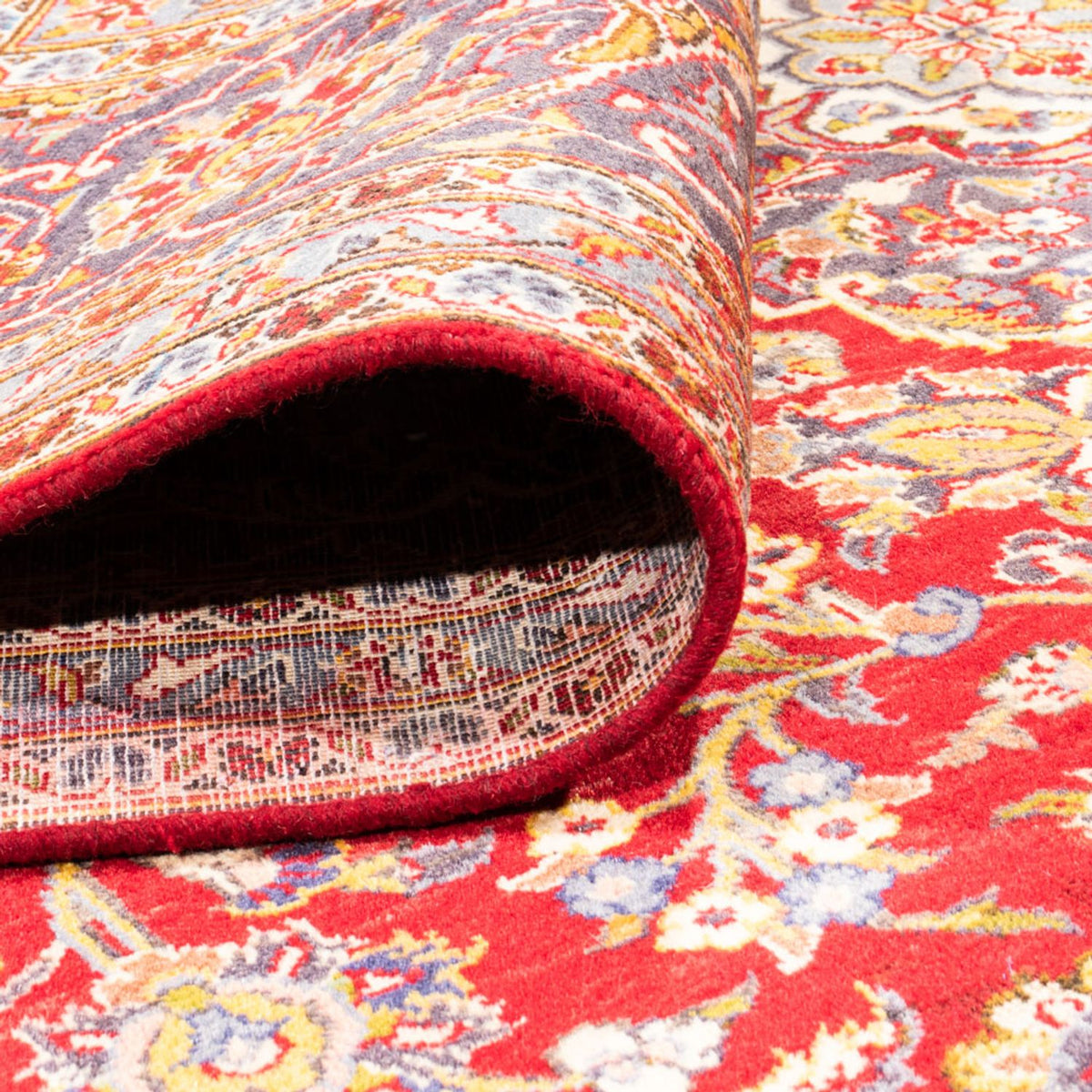 Persiska mattor - Keshan - 344 x 243 cm - röd