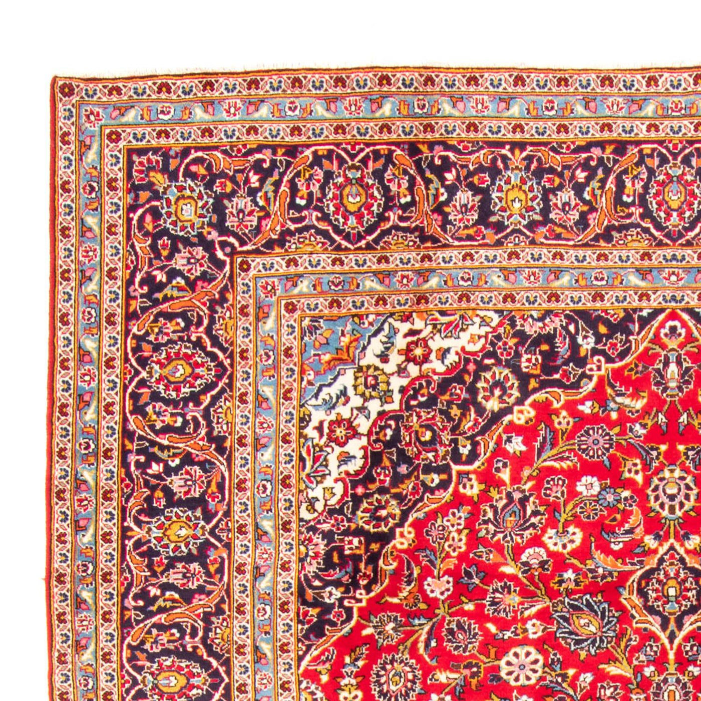 Persiska mattor - Keshan - 340 x 247 cm - röd
