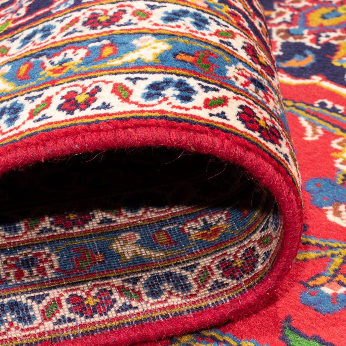 Persiska mattor - Keshan - 343 x 247 cm - röd