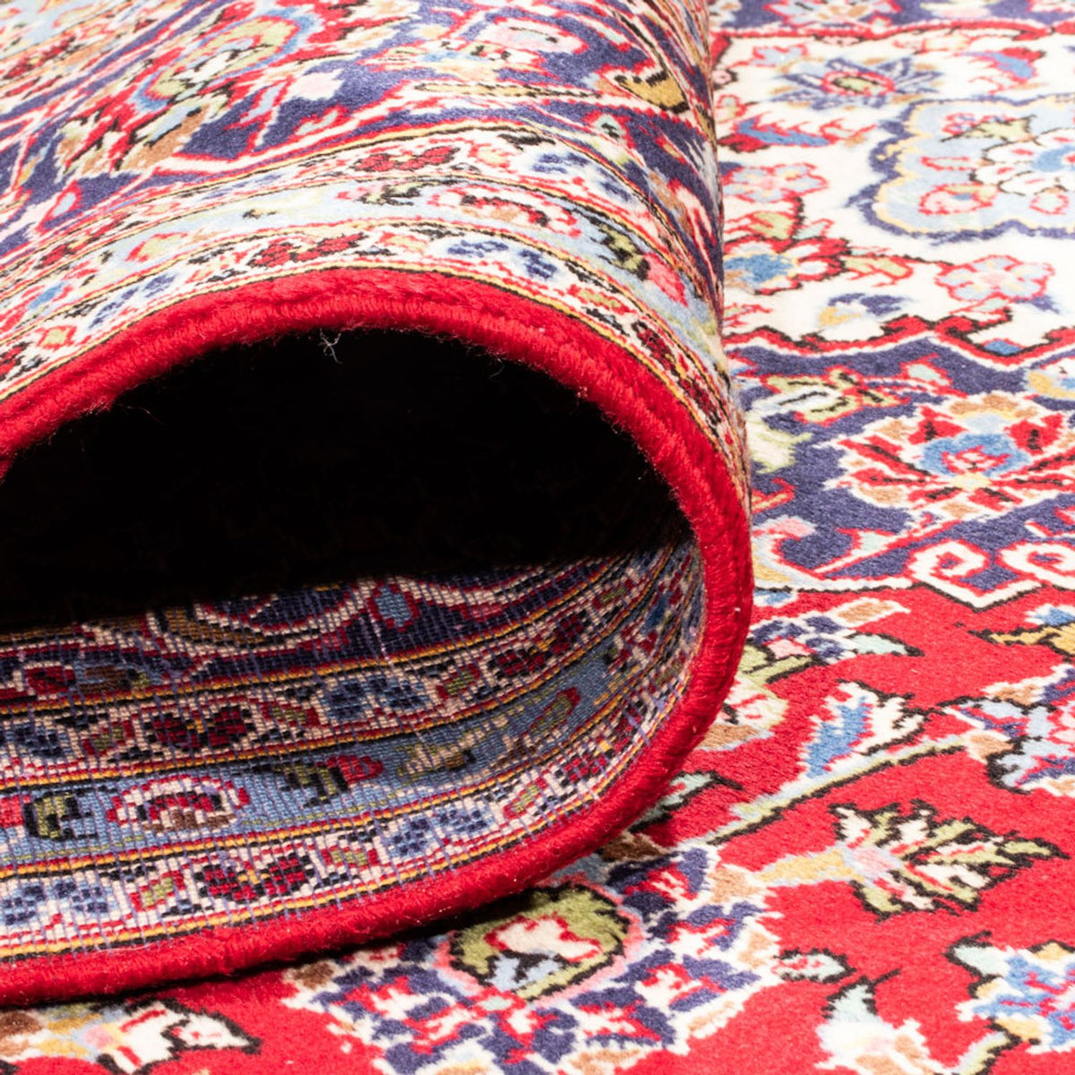 Persiska mattor - Keshan - 349 x 243 cm - röd