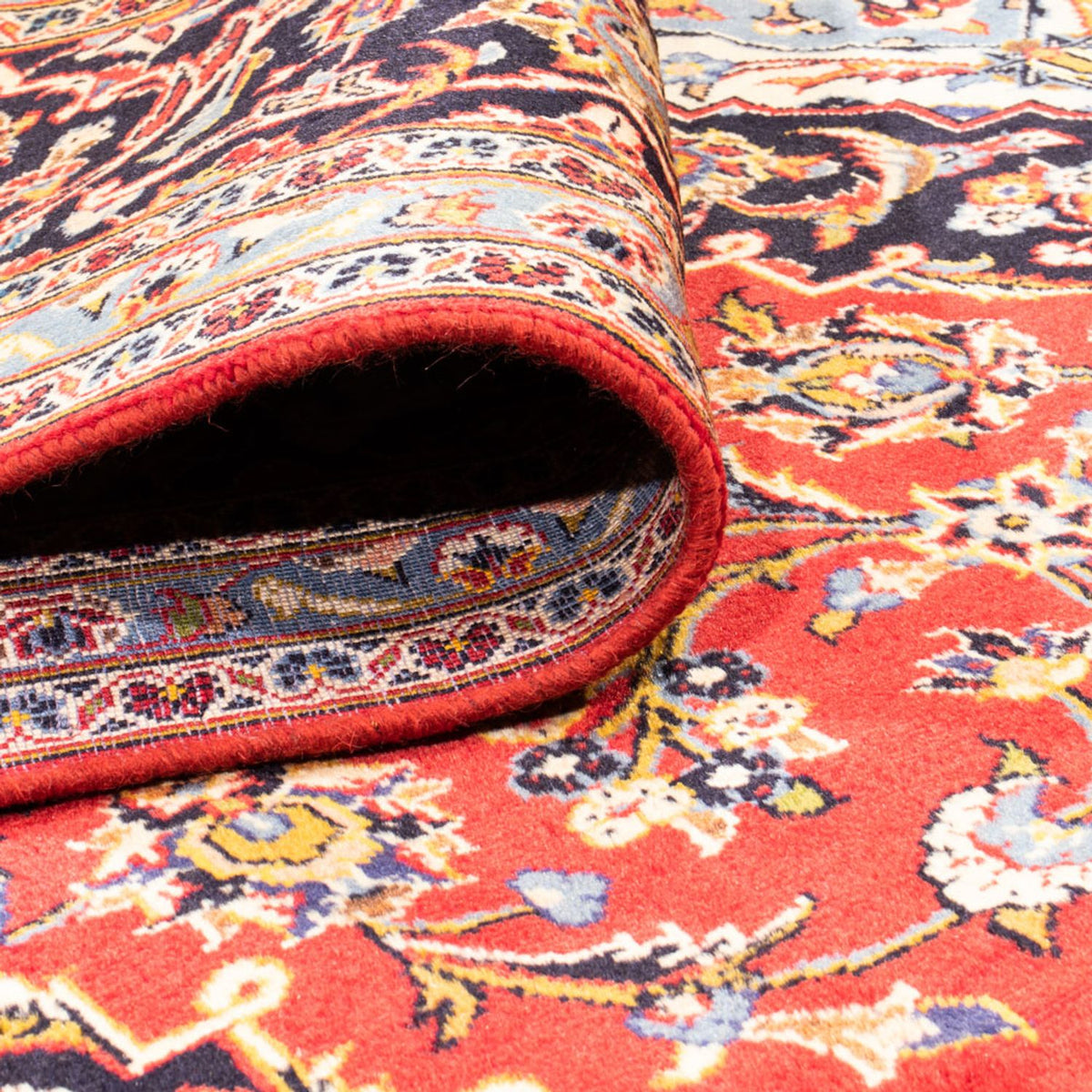 Persiska mattor - Keshan - 343 x 248 cm - röd