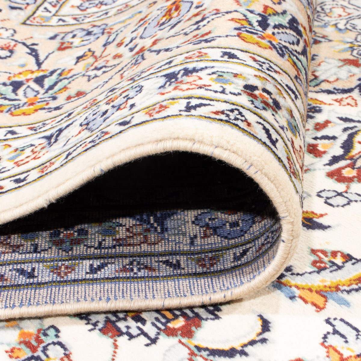 Persiska mattor - Keshan - 356 x 240 cm - grädde