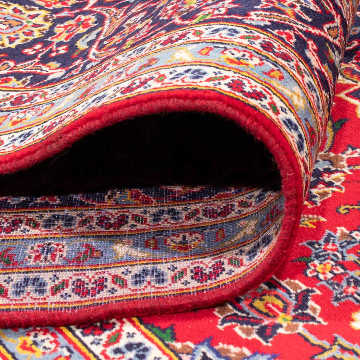 Persiska mattor - Keshan - 346 x 247 cm - röd