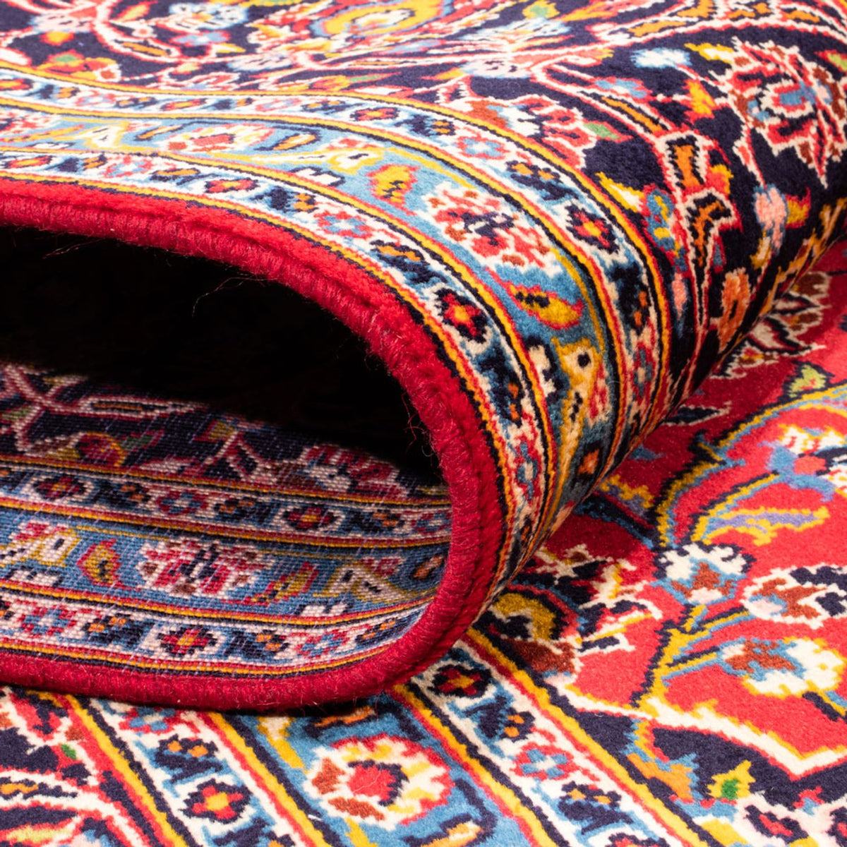 Persiska mattor - Keshan - 348 x 247 cm - röd