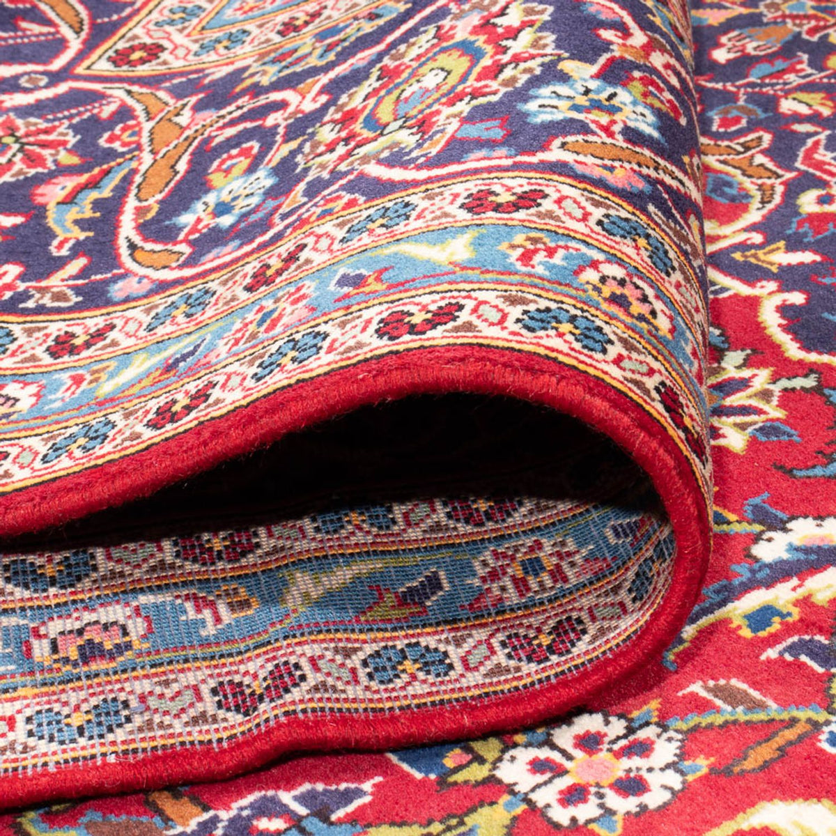 Persiska mattor - Keshan - 348 x 247 cm - röd