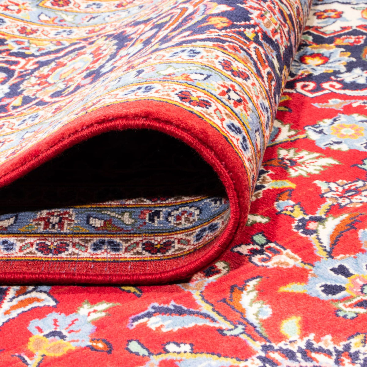 Persiska mattor - Keshan - 349 x 247 cm - röd