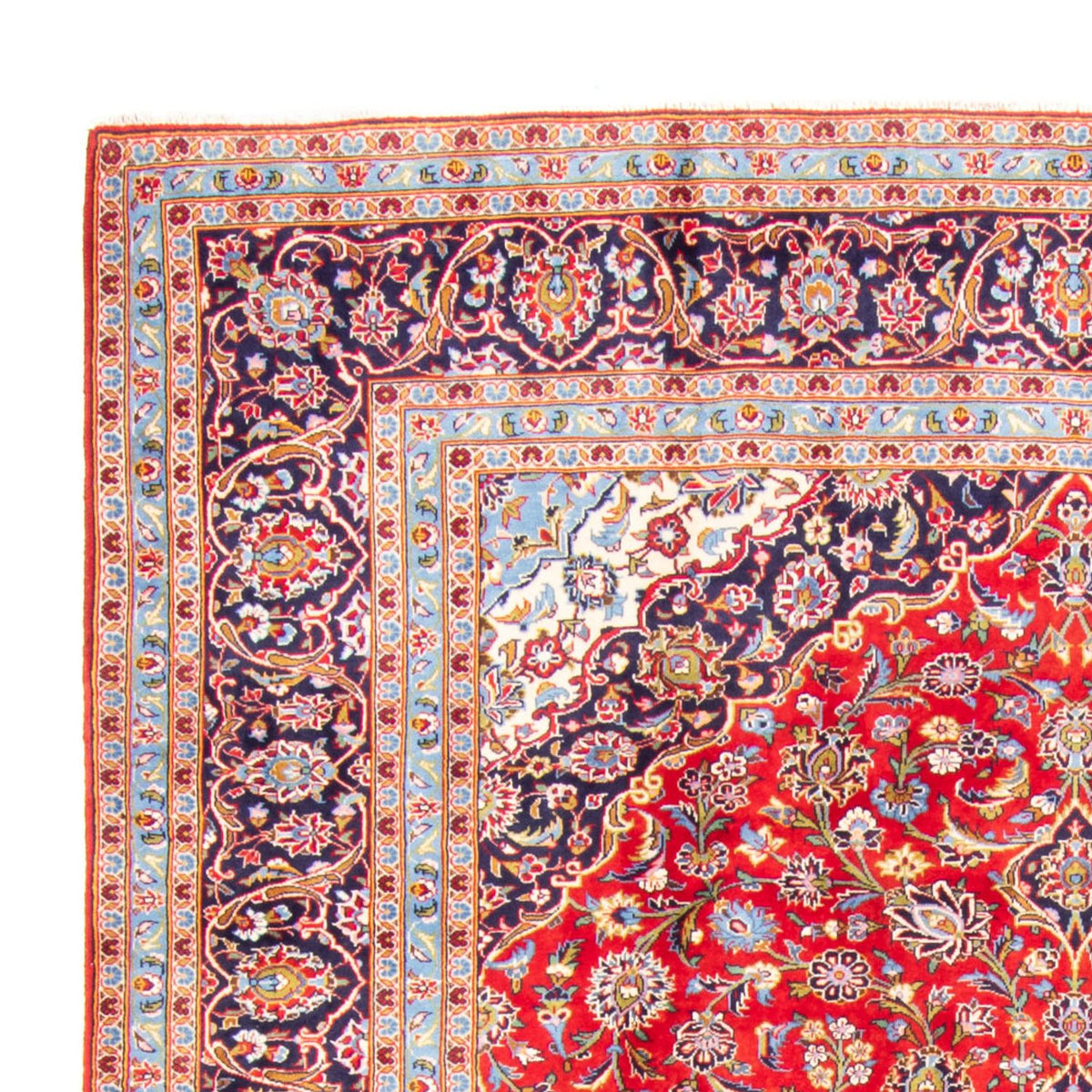 Persiska mattor - Keshan - 350 x 248 cm - röd