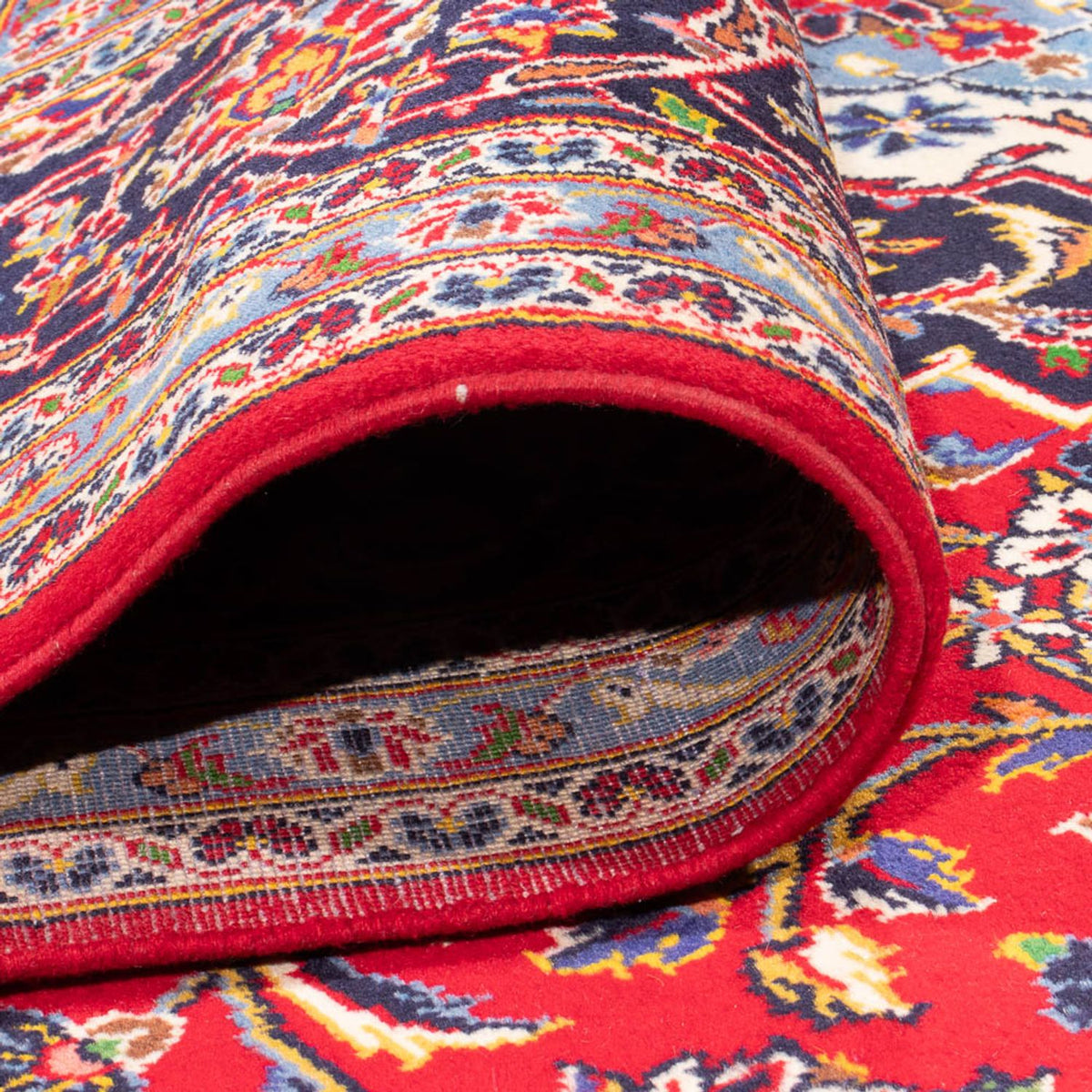 Persiska mattor - Keshan - 347 x 250 cm - röd