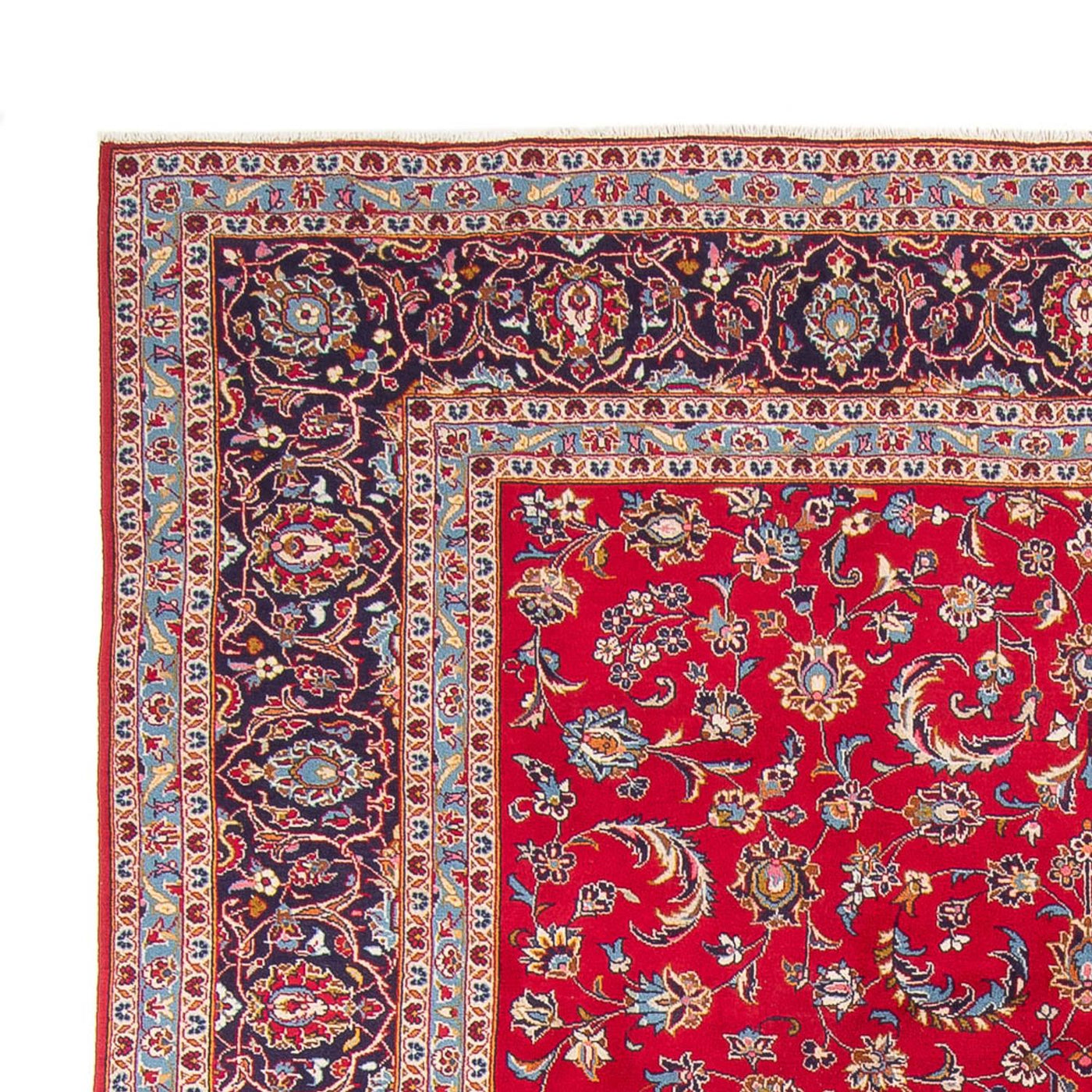 Persiska mattor - Keshan - 358 x 243 cm - röd